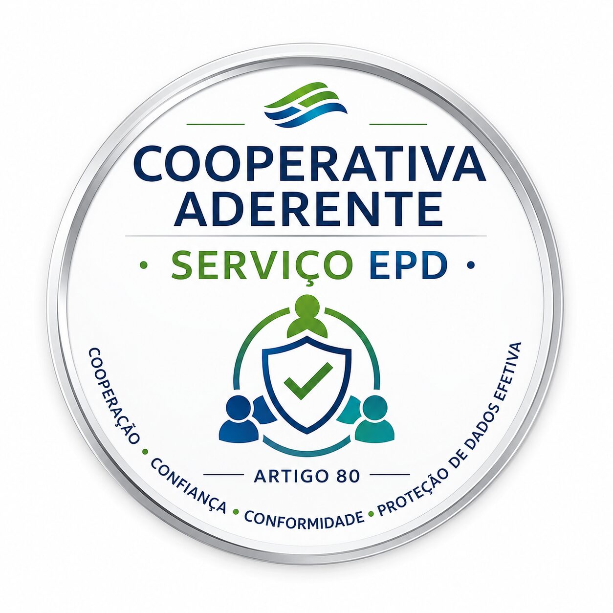 Selo Cooperativa Aderente ao Serviço EPD da Artigo 80